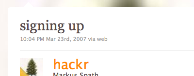 signing up signing up